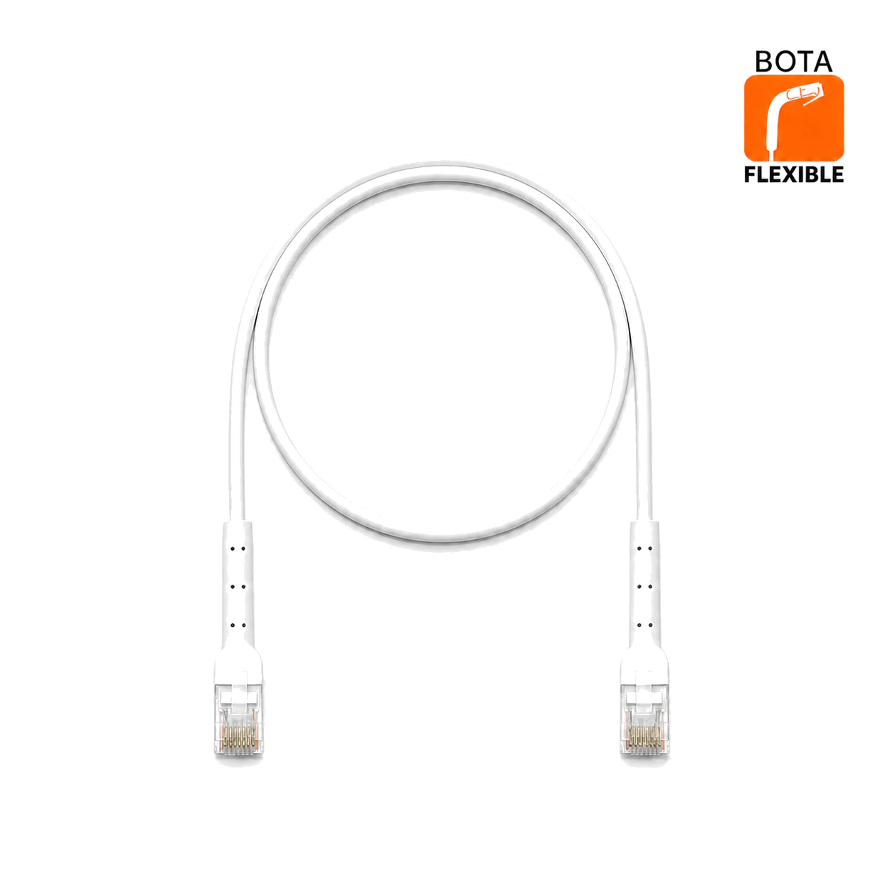 Mini Patch Cord Cat6A Ultra Slim UTP 10GbE, 1 m