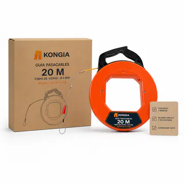 Presentación individual e inspección antes del uso — Guía Pasacables de Fibra de Vidrio Ø4 mm, 30 m — KG-PI-FT-F30