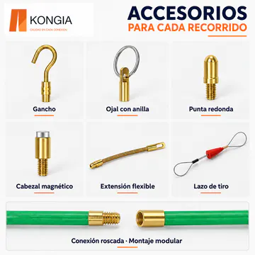 KONGIA KG-PI-FT-R4-100 — Accesorios y unión roscada