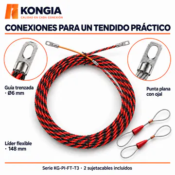KONGIA KG-PI-FT-T3-10 — Detalles de construcción y conexiones