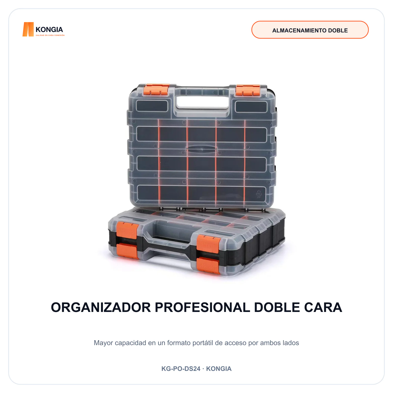 Organizador Profesional de Piezas de Doble Cara DS24
