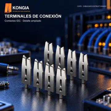 KONGIA · KG-PP-C6-U48-2U KIT · TERMINALES DE CONEXIÓN