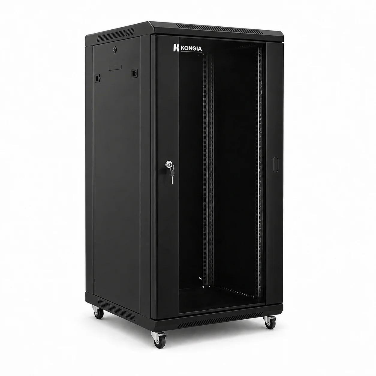 Gabinete de Red de Piso 27U, 19 pulgadas, Profundidad 600 mm
