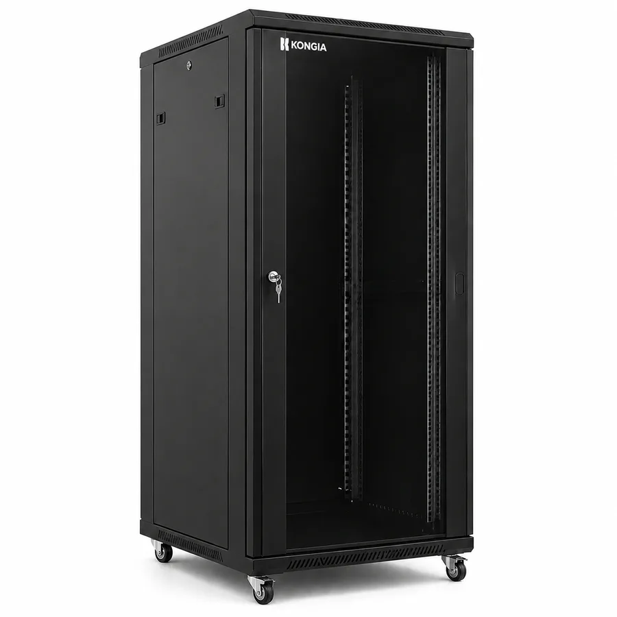 Gabinete de Red de Piso 42U, 19 pulgadas, Profundidad 1000 mm