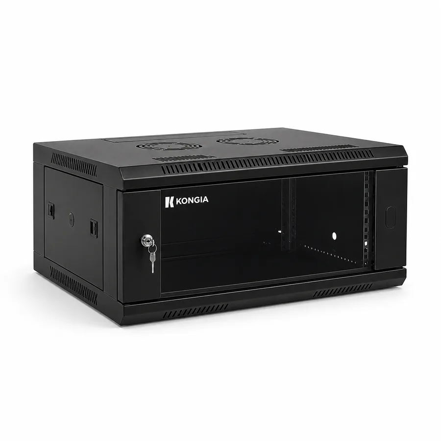 Gabinete de Red Mural 4U, 19 pulgadas, Profundidad 600 mm