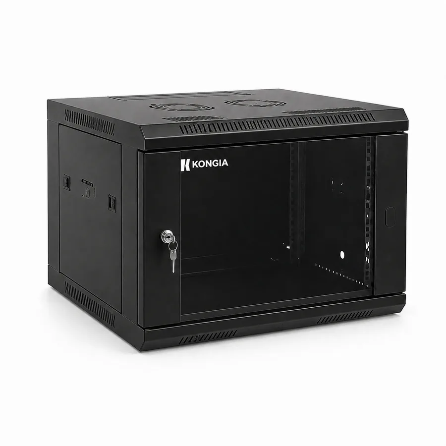 Gabinete de Red Mural 6U, 19 pulgadas, Profundidad 600 mm