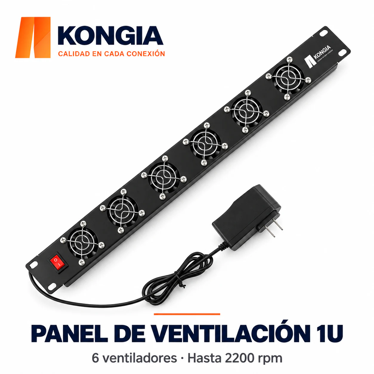 Ventilación para Rack de 19 pulgadas · Paneles y Bandeja