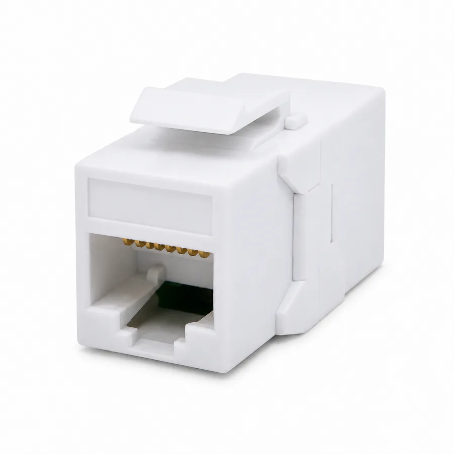 Acoplador Keystone RJ45 Hembra a Hembra CAT6 UTP