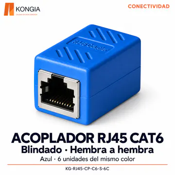 KG-RJ45-CP-C6-S-6C — Azul