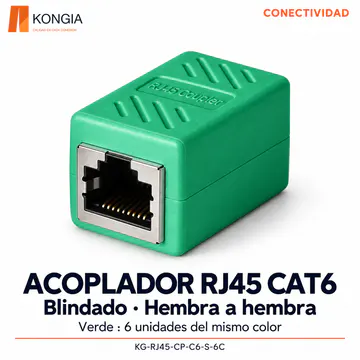 KG-RJ45-CP-C6-S-6C — Verde