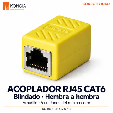 KG-RJ45-CP-C6-S-6C — Amarillo
