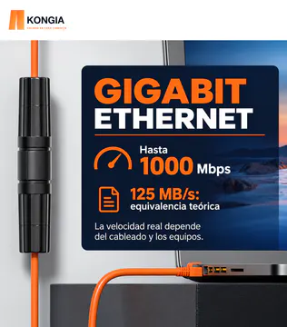 KG-RJ45-CP-C6-U-IP67-WH — Velocidad Gigabit
