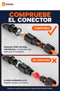 KG-RJ45-CP-C6-U-IP67-WH — Compatibilidad del conector