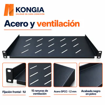 KONGIA Acero y ventilación de la bandeja fija