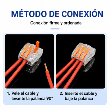 Lever Wire Connector, 2-Way, 32 A, 250 V, 50-Pack