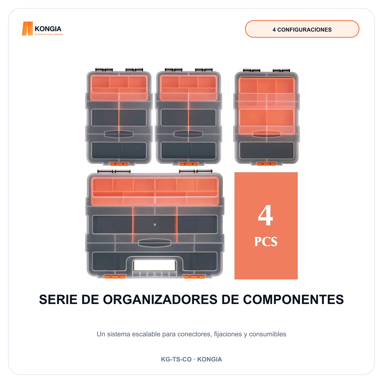 Serie Profesional de Organizadores de Componentes