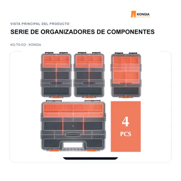 Vista general del producto — Serie Profesional de Organizadores de Componentes — KG-TS-CO