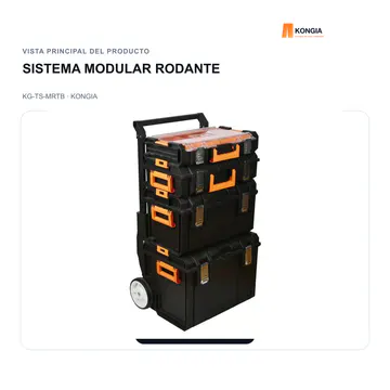 Vista general del producto — Sistema Modular Rodante de Cajas para Herramientas — KG-TS-MRTB