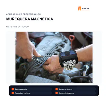 Aplicaciones profesionales — Muñequera Magnética Profesional para Instaladores — KG-TS-MWB-01