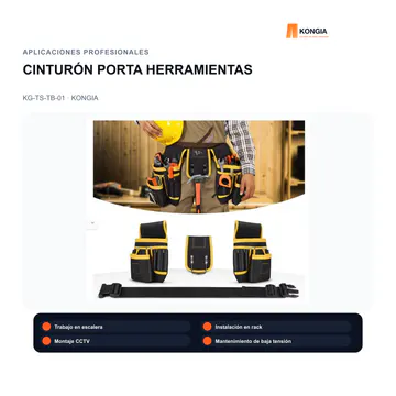 Aplicaciones profesionales — Cinturón Porta Herramientas Profesional para Instaladores — KG-TS-TB-01