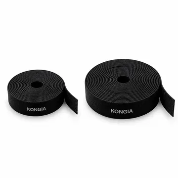 Comparación de los rollos de 10 y 25 metros — Rollo de Cinta Reutilizable de Gancho y Bucle, 20 mm × 10 m — KG-VR-2010000