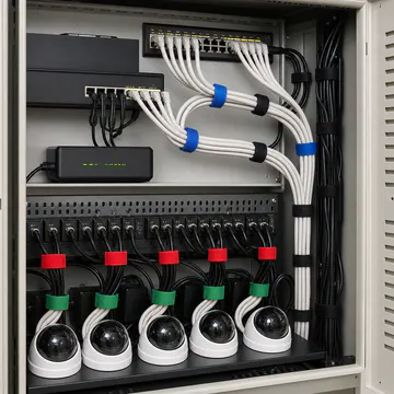 Identificación de cableado CCTV y baja tensión — Rollo de Cinta Reutilizable de Gancho y Bucle, 20 mm × 10 m — KG-VR-2010000