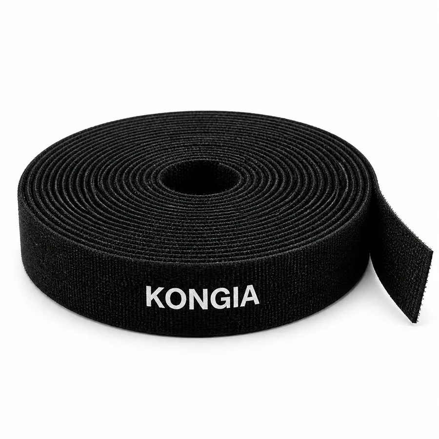Rollo de Cinta Reutilizable de Gancho y Bucle, 20 mm × 25 m