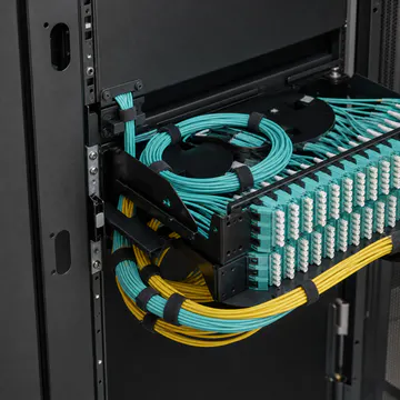 Organización de fibras con radio de curvatura controlado — Cinta Sujetacables Reutilizable de Gancho y Bucle, 20 × 150 mm, 20 Piezas — KG-VS-20150