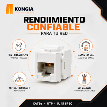KJ-5E-TL-180 - Vista Trasera / Bloque IDC
