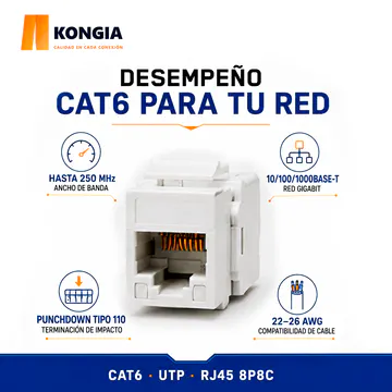 KJ-6-PD-180 - Vista Trasera / Bloque IDC