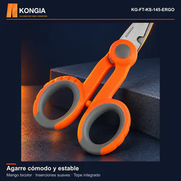 KONGIA · KG-FT-KS-145-ERGO · Agarre cómodo y estable
