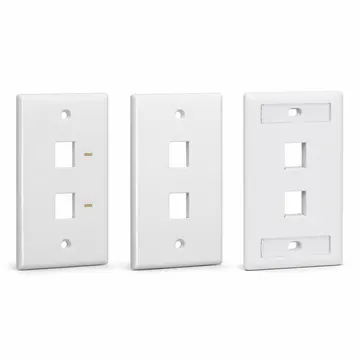 Comparación de las tres series de placas de pared Keystone KONGIA — 3 Puertos
