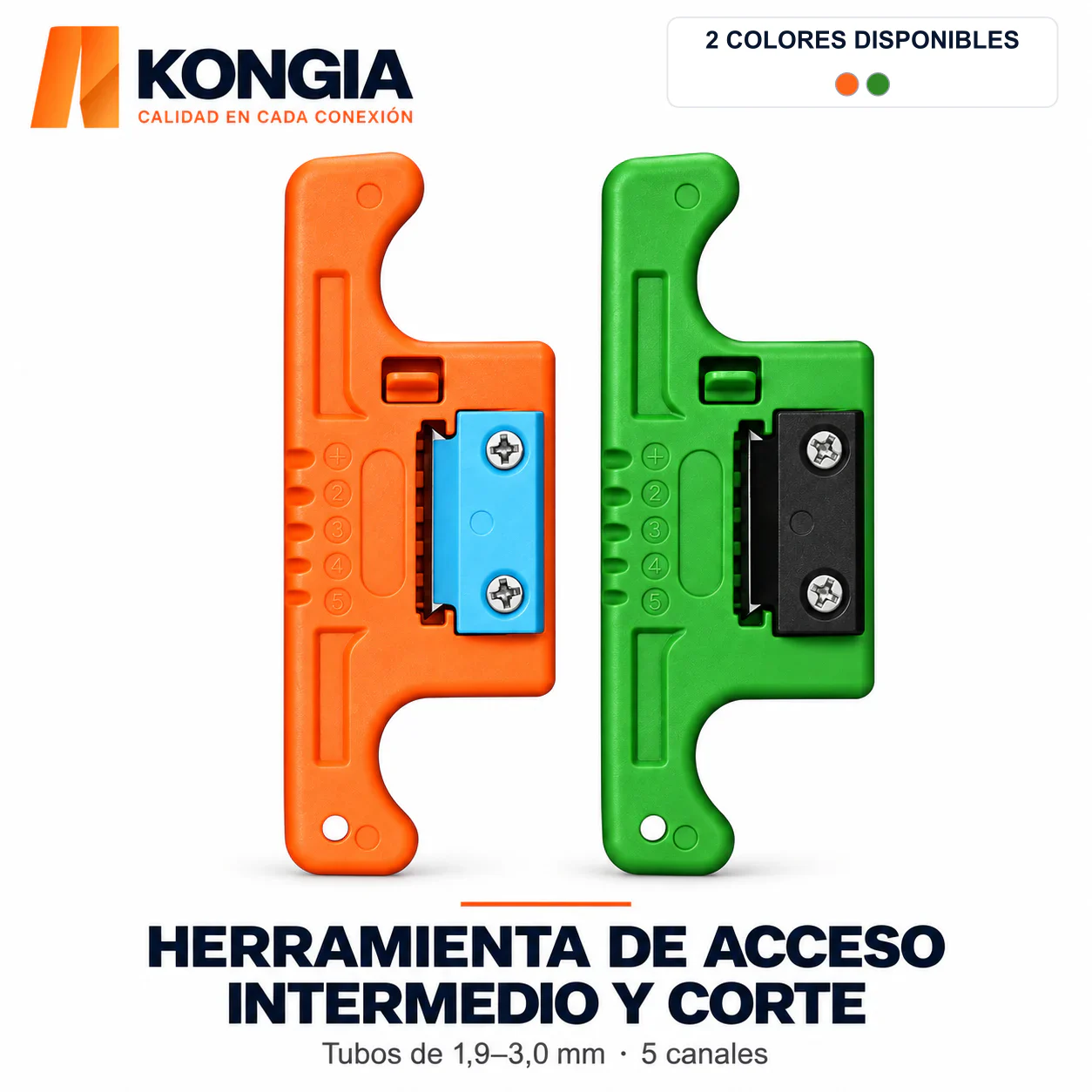 Herramienta de Acceso Intermedio y Corte Longitudinal de Tubo Holgado 1,9-3,0 mm HUA100 PRO